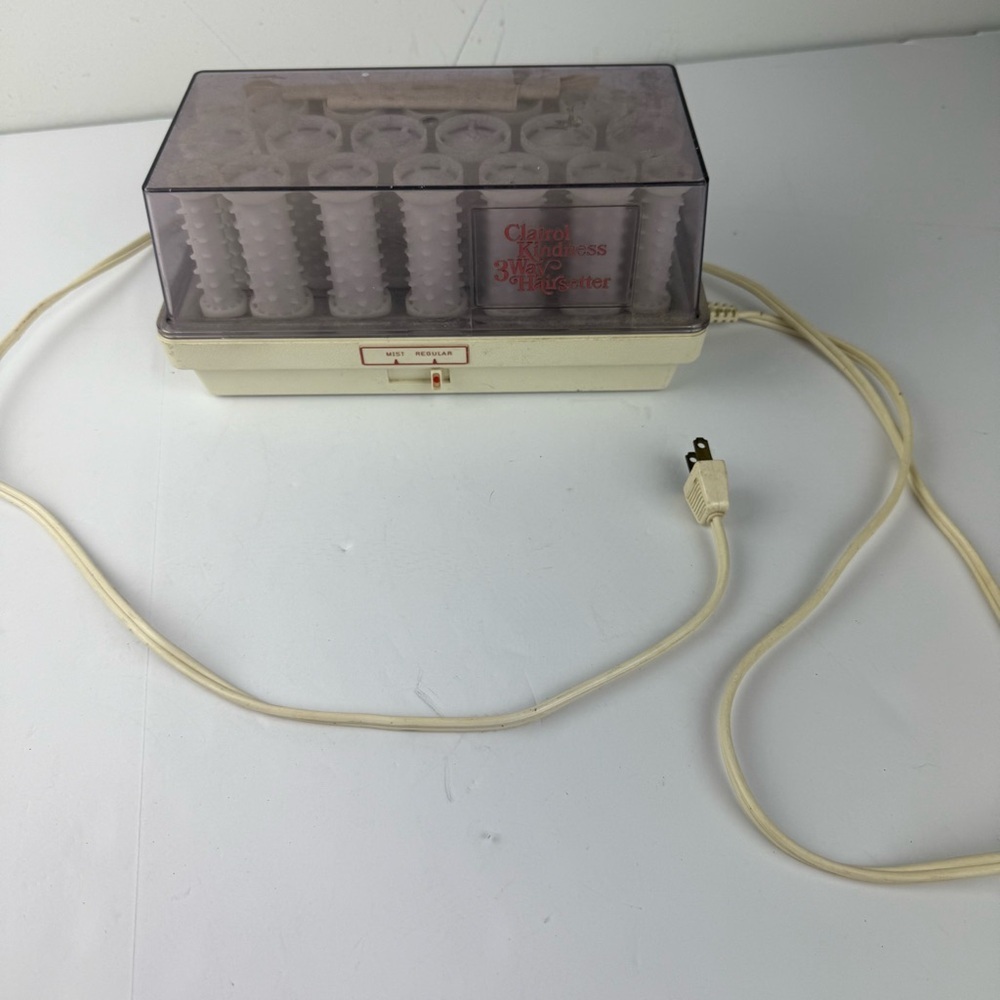 Vintage Clairol Kindness 3 Way Hairsetter Model K-420S Hair Curler Roller